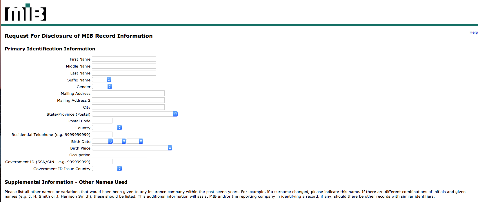 MIB file request steps